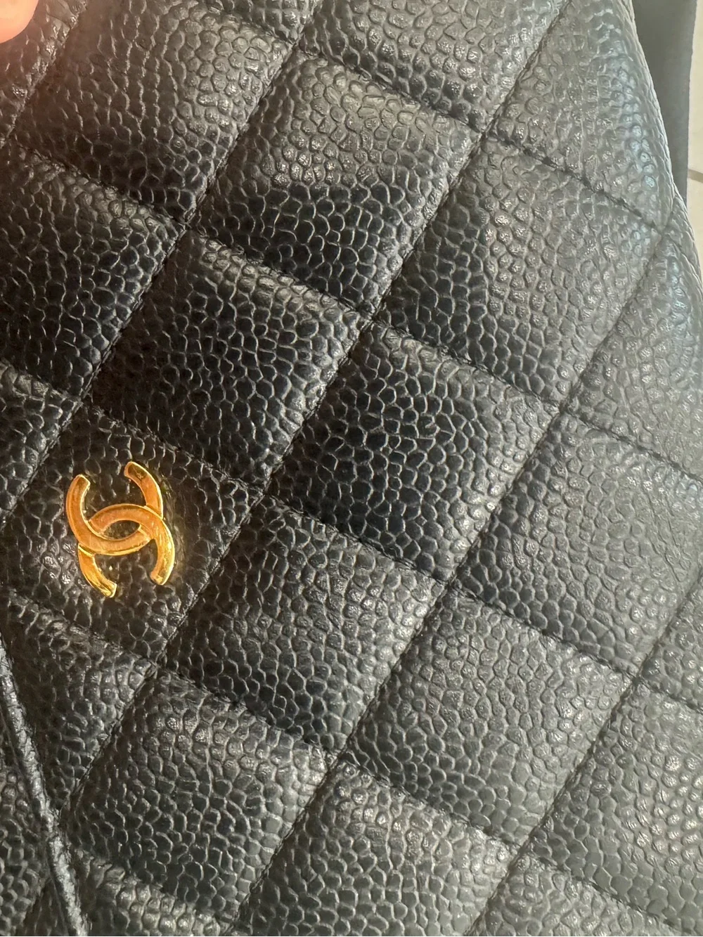 Auth. Chanel classic WOC